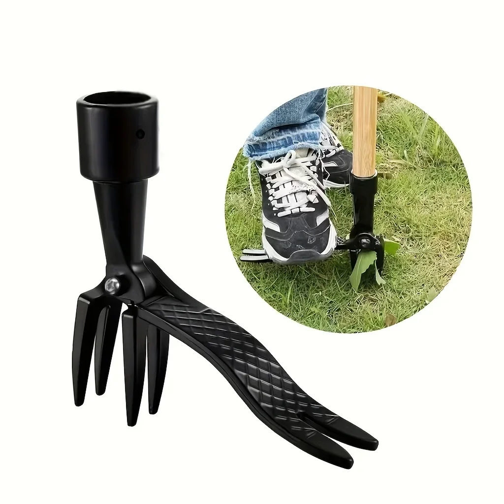 Weed Puller Tool 1Pc Weeding Head Replacement Claw Foot Pedal Weed Puller Tool for Garden with Non-Slip Metal Front Claws Lawn Accessory Rodless weed tool head weed cutter head portable weeder hand weeder weed puller tool weed puller weed tool attachment