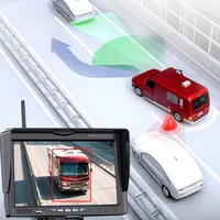 Caméra de recul sans fil caméra de recul BSD 7 pouces moniteur AHD1080P pour camion Bus RV camping-car remorque pelle pick-up 4