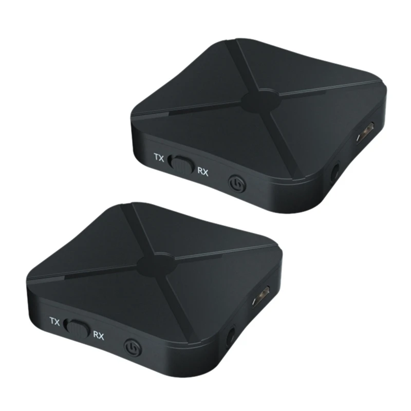

Приемник и передатчик Bluetooth 4,2, 2 шт., беспроводной адаптер аудио с 3,5 мм AUX аудио для дома, ТВ, MP3, ПК