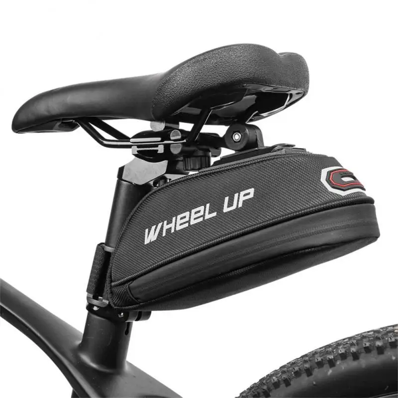 WHEEL UP 반사 자전거 가방, 충격 방지 자전거 뒷좌석 가방, 방수 MTB 산악 자전거 안장 가방, 자전거 액세서리