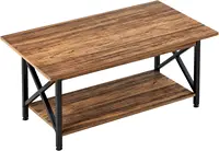 Coffee Table with Storage, 39inch Modern Coffee Tables for Living Room X-Frame Design Farmhouse Coffee Table Space Saving Living 1
