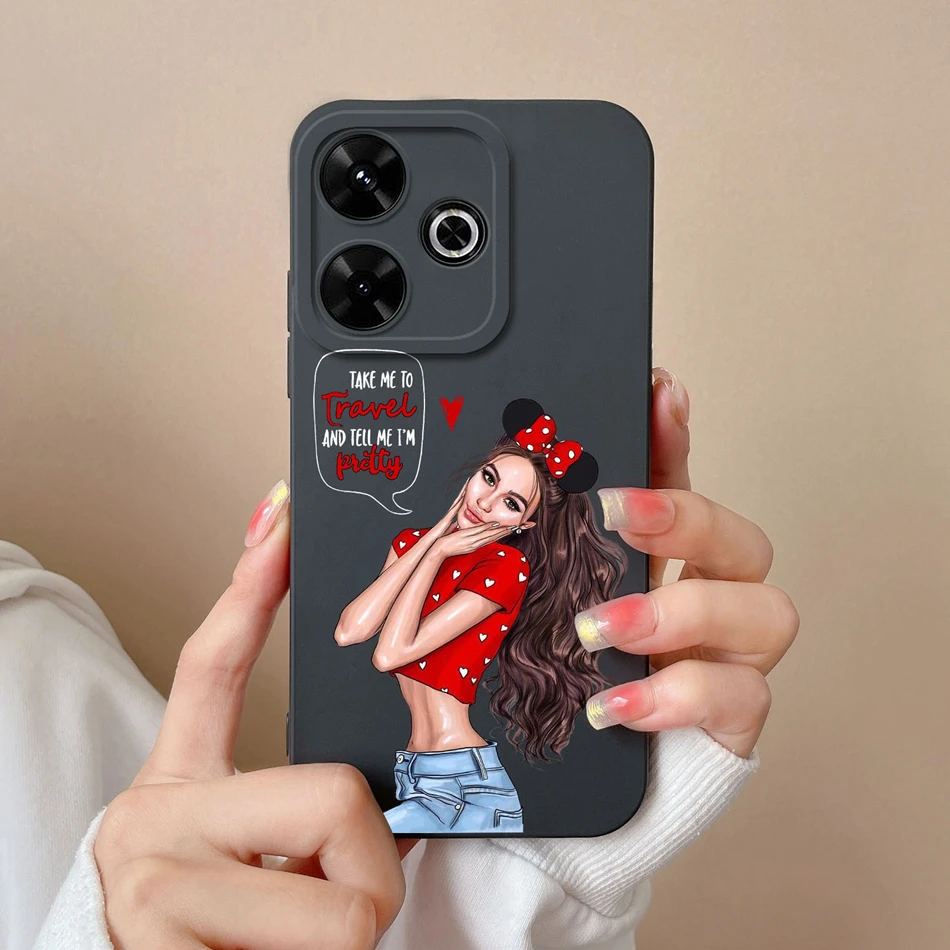 Cute Dinosaur Soft Liquid Silicone Shockproof Phone Case with Camera Protector
