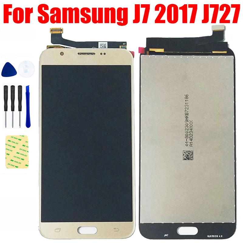 

Original LCD For Samsung Galaxy J7 2017 J727 J727P J727V LCD Display Pantalla Matrix with Touch Screen Digitizer Glass Assembly