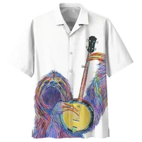 Australia Sloth Hawaiian Shirt For Men Fashion 3d Printed Tropic Animals Shirts Summer Street Short Sleeves Button Lapel Blouse 2