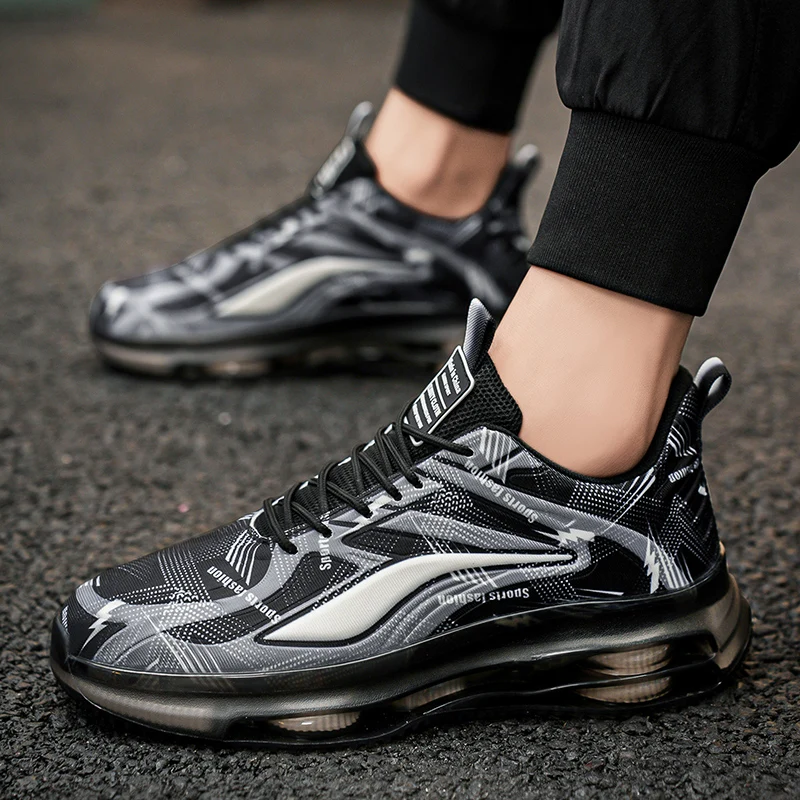 أحذية رياضية كاجوال رجالية بخامة شبكية خفيفة ومريح...