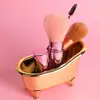 Portable Organizer Box Small Miniature Decoration Bath Tub Box Anti-deform Makeup Holder Anti-slip for Bathroom 3
