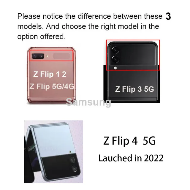 PinShang For Samsung Galaxy Z flip Foldable Cellphone Shell