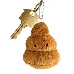 Cute Creative Dog's Head Poop Keychain Personality Key Ring Fun Gift Car  Bags Pendant Keyrings Toy - AliExpress