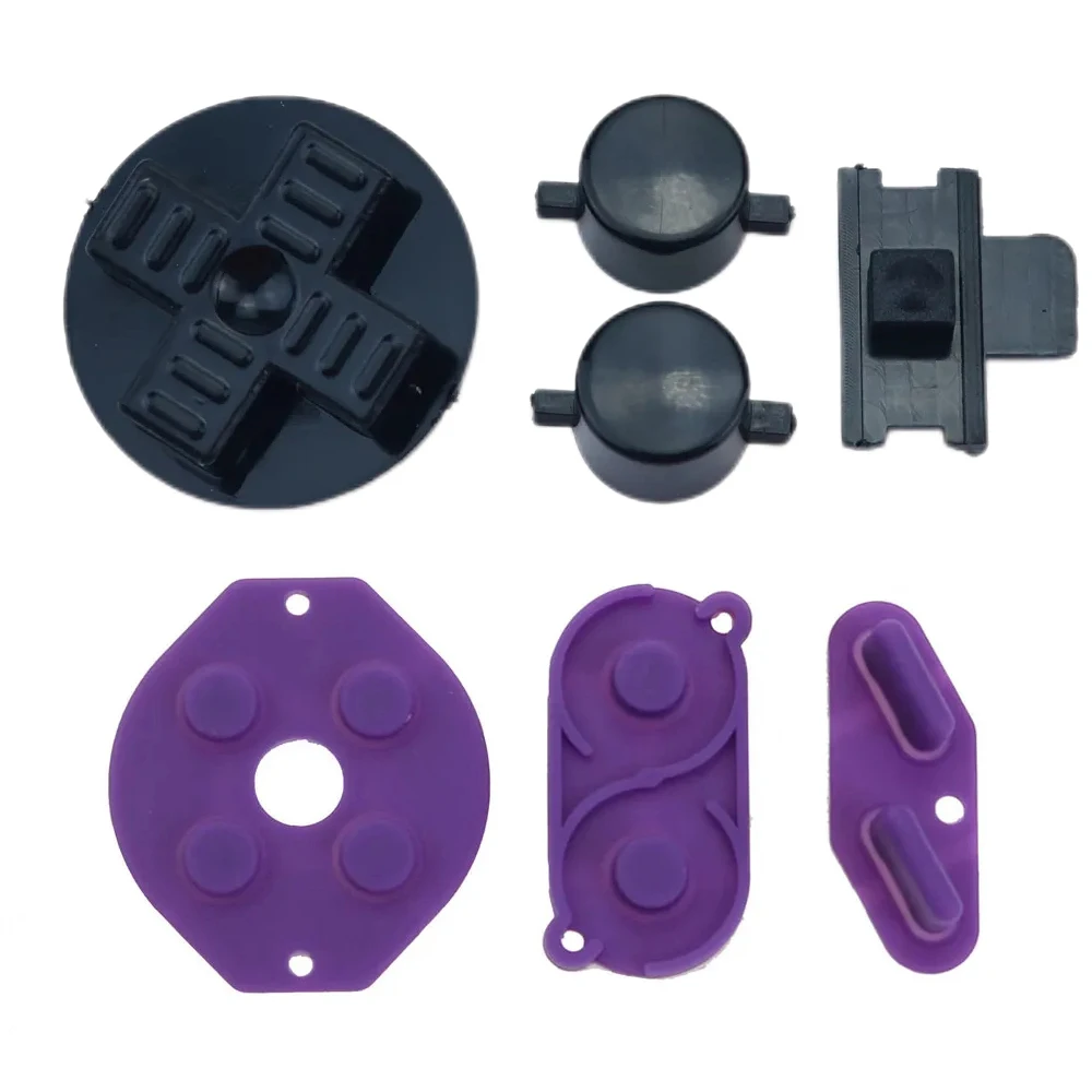 Rubber Conductive D-Pad and Button Set Replacement