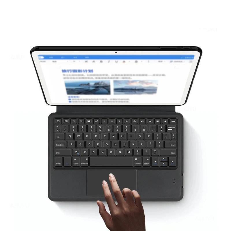 Capa Teclado para Tablet Google Pixel Capa de Teclado Bluetooth Coreano Português Hebraico Alemão Espanhol Russo 2023 11 - Imagem 2