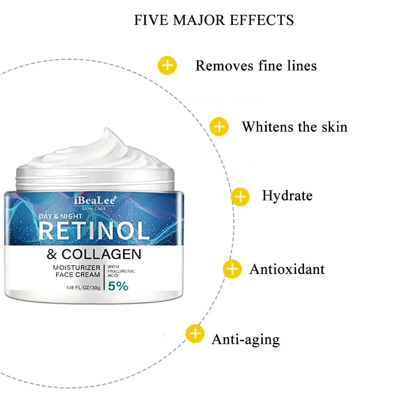 Anti-wrinkle Cream For Men Remove Face & Neck Wrinkles Firming Moisturizing Skin Retinol Face Cream Anti-aging Facial Treatment