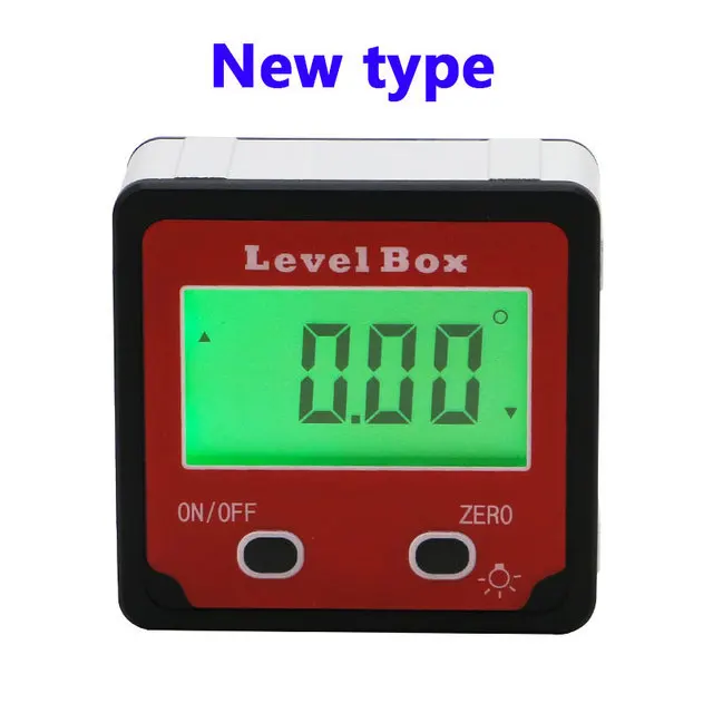 Magnetic Angle Finder Angle Gauge Protractor Inclinometer Clinometer Bevel Box Spirit Level Electronic Digital LCD backlight