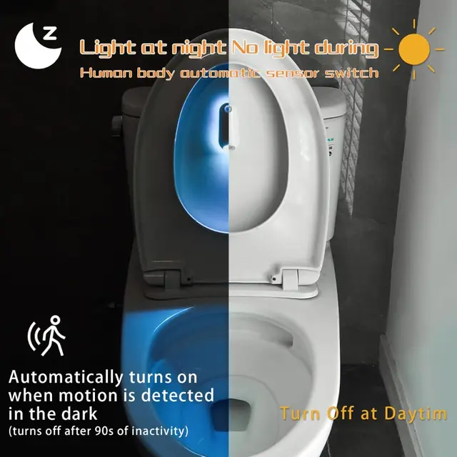 Luces para asiento de inodoro