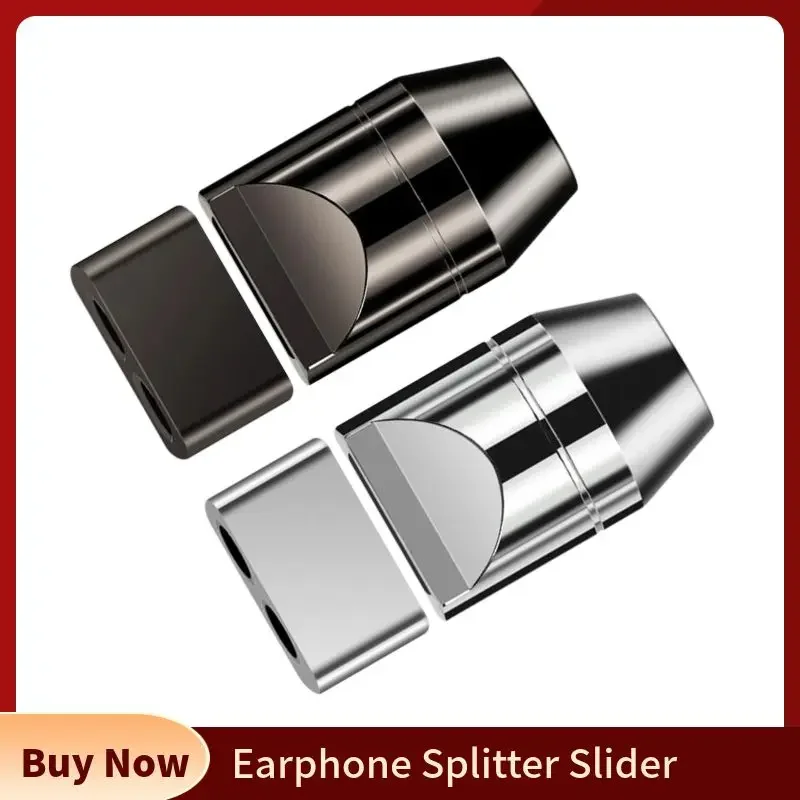 HeadphoneSplitter68mmTo34mmSliderYTypeFor8StrandsHeadset