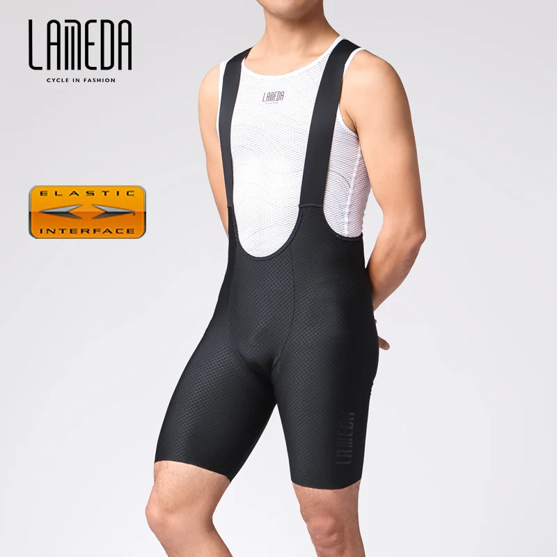 Lameda Men Cycling Bib Shorts Pants Summer Breathable Cycling Shorts Pant Pad High Easticity Bicycle Clothes For Men
