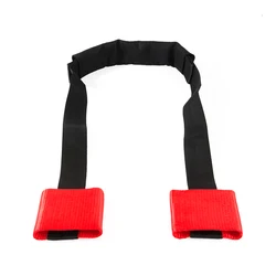 Universal Motorcycle & ATV Handlebar Transport Tie - Down Strap (Front StrapRed)