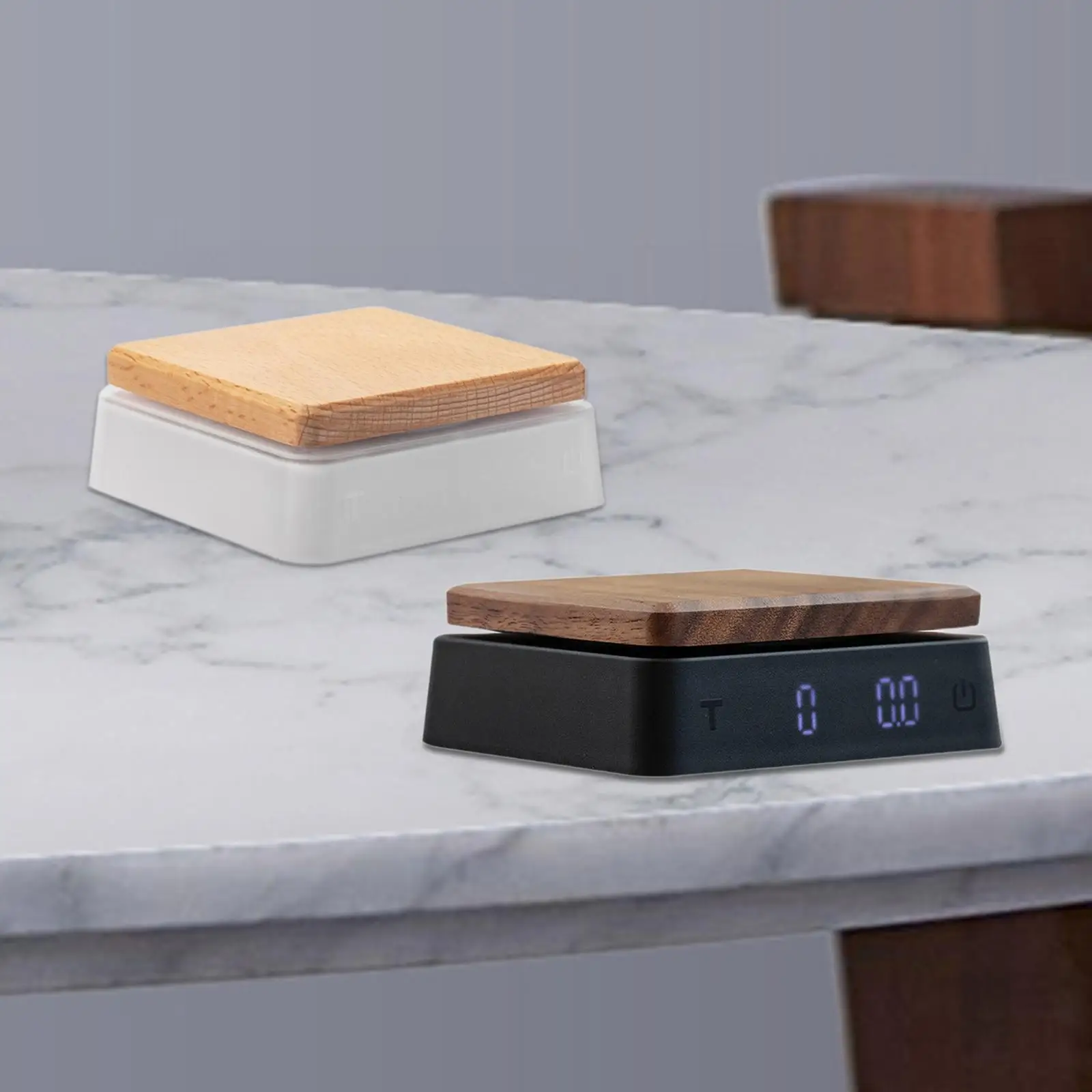 Coffee Scale with Timer High Precision Compact Kitchen Scale Small Food Scale Handheld Coffee Scale for Home Kitchen Coffee