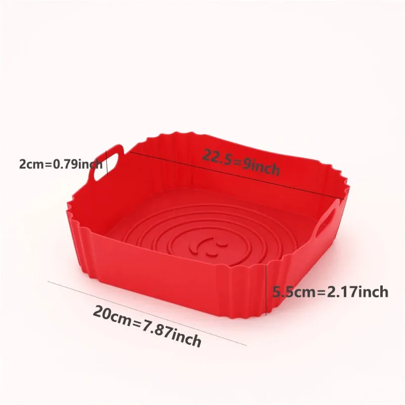 Premium Non-Stick Silicone Baking Pan - Reusable Food-Grade Square Oven Tray Mat
