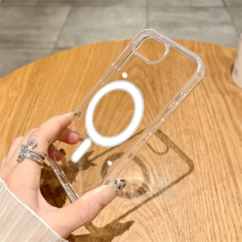 Ultra-Thin HD Clear Magnetic Slim Case with Hard Plastic Cover