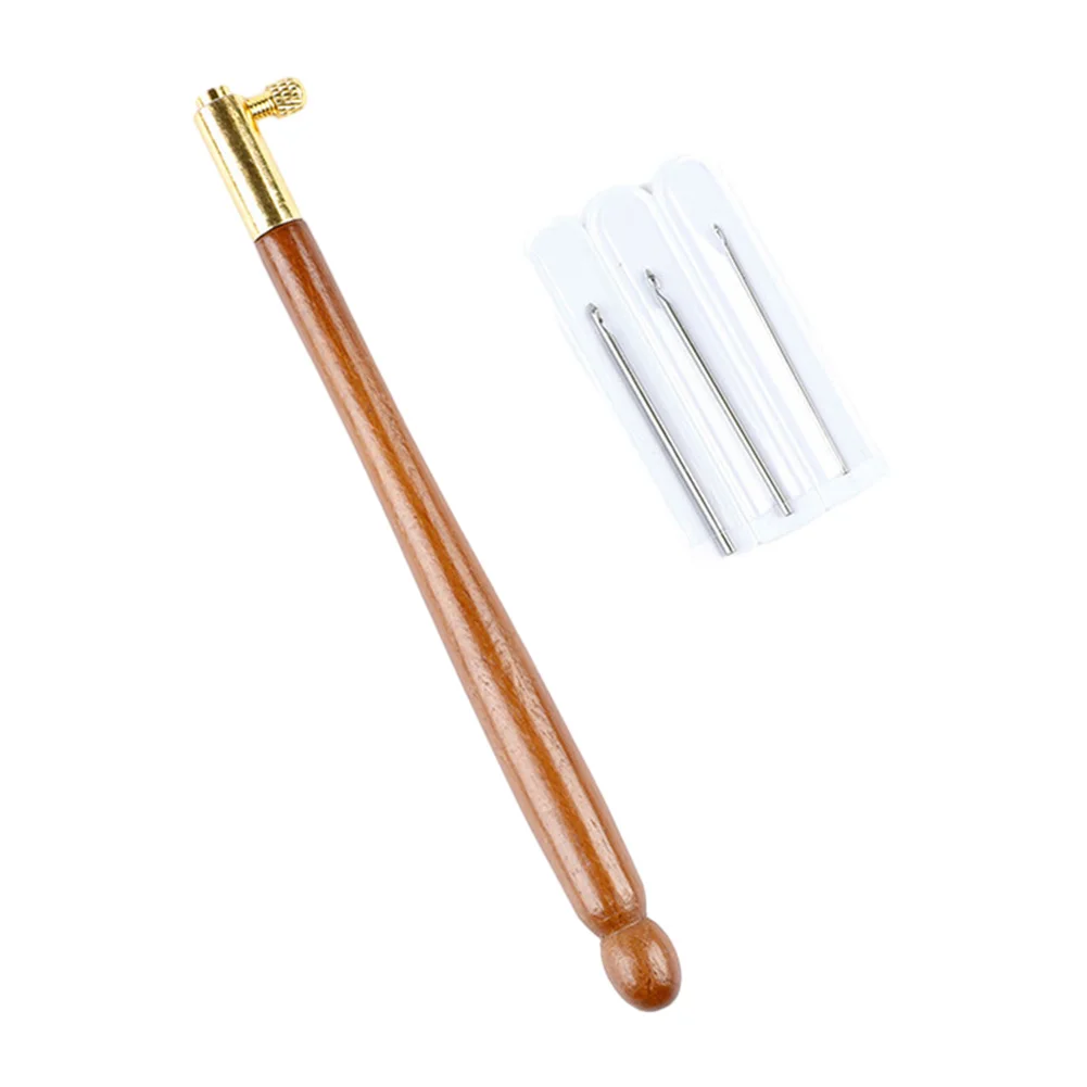 

EmbroideryWooden Handle Crochet Hooks Crochet Hooks And Convenient Durable And Long Lasting Hook S Interchangeable Crochet Hook