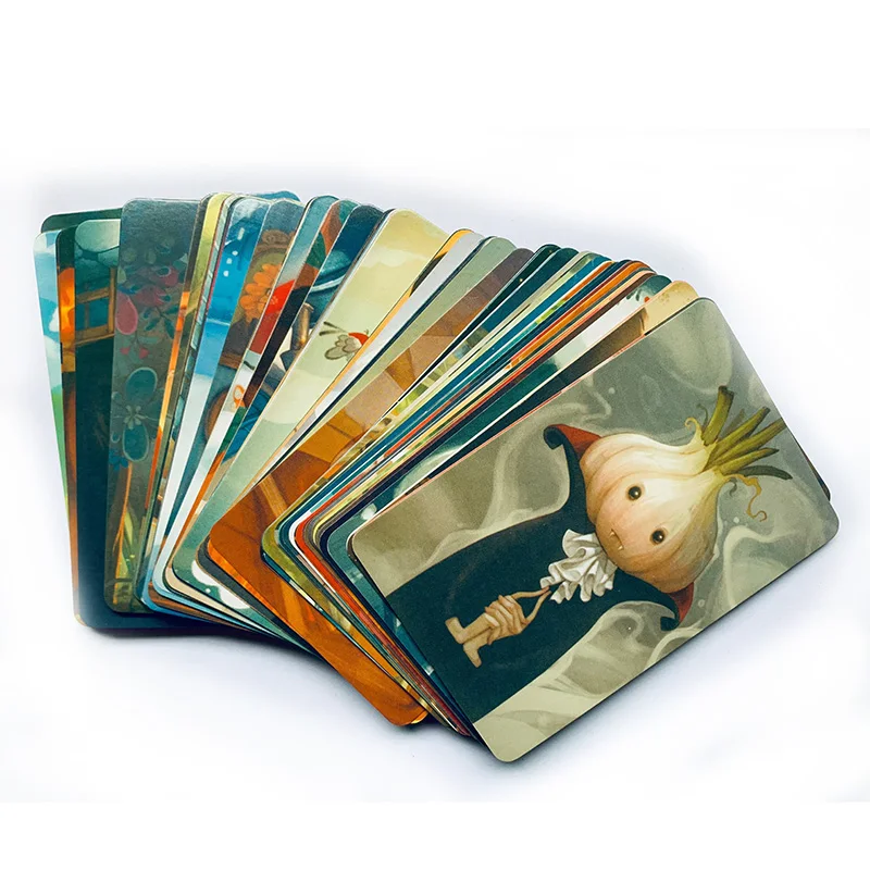 Juego de cartas de ilustraciones para niños, juego de mesa familiar ...