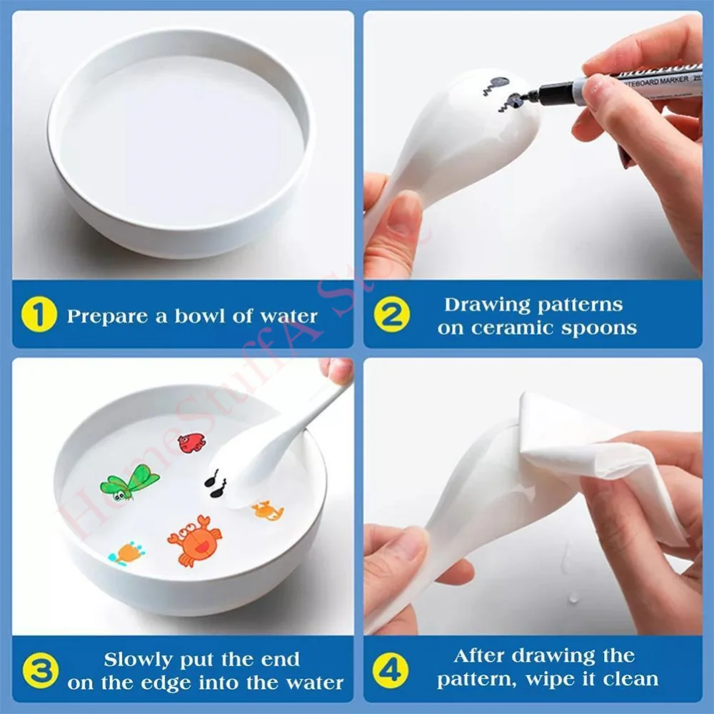 DIY Magical Water Painting Pen Water Drawing Floating Doodle Whiteboard Markers Colorful Mark Pen for Kids Toys Early Education