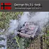 Henglong 3848 Military Germany Iii L-type Heavy Tank Simulation Bombing Infrared Warfare Large Remote Control Tank Model Boy Toy 5