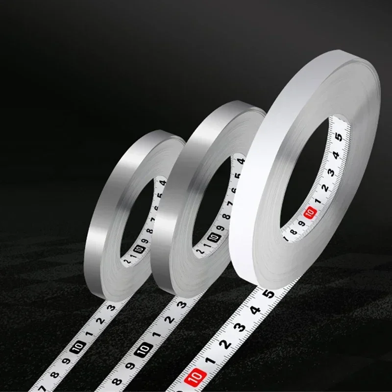 

Self-Adhesive Measuring Tape Stainless Steel Workbench Ruler Adhesive Backed Tape Measure Metric Scale Rust-Proof Durable Ruler