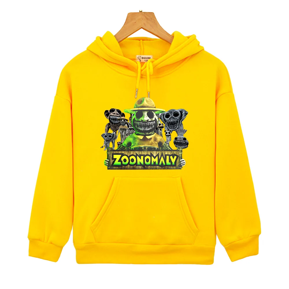 

Zoonomaly Costume Kids Cartoon Hoodies Clothes Baby Girl Long Sleeve Sweatshirts Youth Hooded Outerwear Streetwear Stick Figures