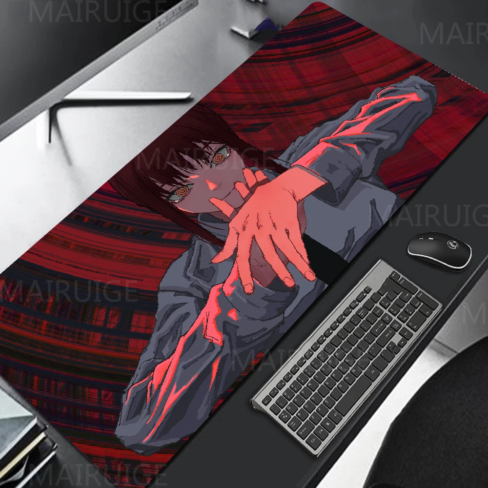 Em promoção! Anime Motosserra Homem De Grande Mouse Pads Makima De