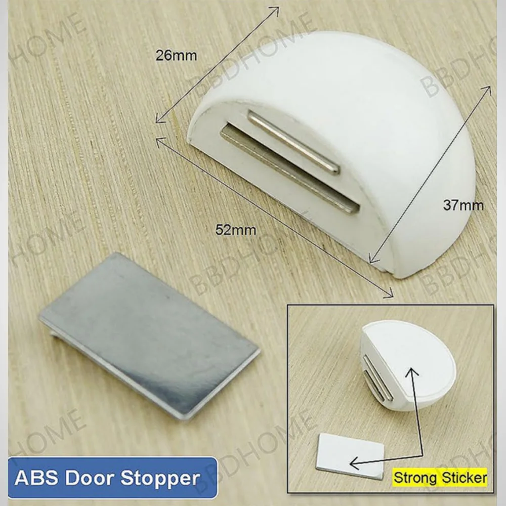 Door Handle Lock Set Mortise Aluminium Alloy Bathroom Wooden WPC Door Stopper Flush Hinge door handle lock