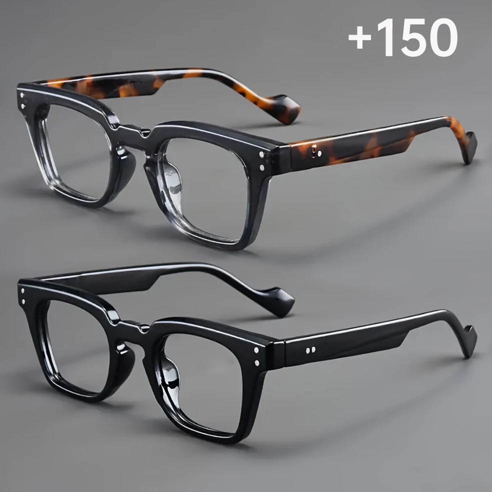 2 stücke Anti Blau Licht Blockieren Lesebrille Frauen Männer Anti-Glare Presbyopie Computer Brillen Dioptrien von +0 bis +4,0 – Detail 4