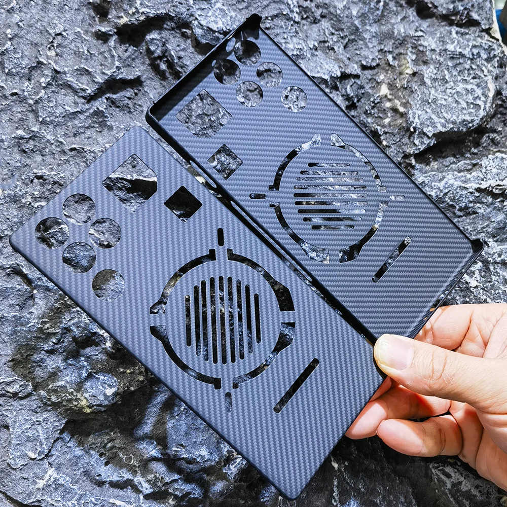 Premium Real Carbon Fiber Aramid Super Ultra Thin Lightweight Case