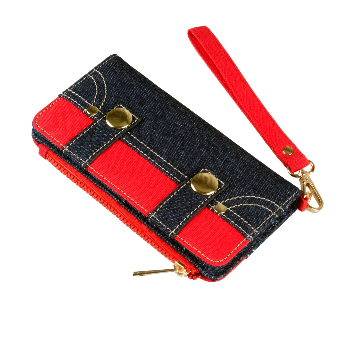 High quality denim style women's wallet, personalized large capacity women's card holder zero wallet