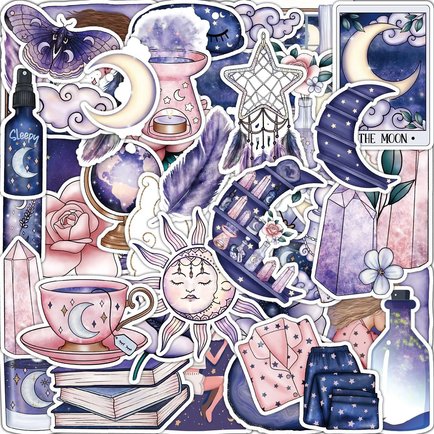 

10/50Pcs Symphony Magic Series Graffiti Sticker Table Wall Bedroom Home Decor Sticker