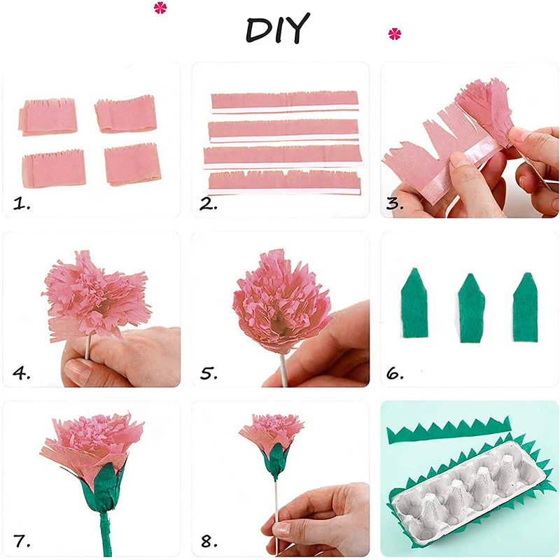 DIY: Crepe Paper Flowers from Party Streamers