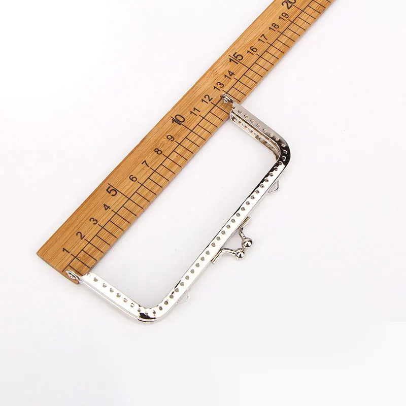 1pc Square Metal Frame for Purse Handle Clutch Bag Handbag Accessories Making Purse Clasp Lock Metal Clasp Bags Hardware
