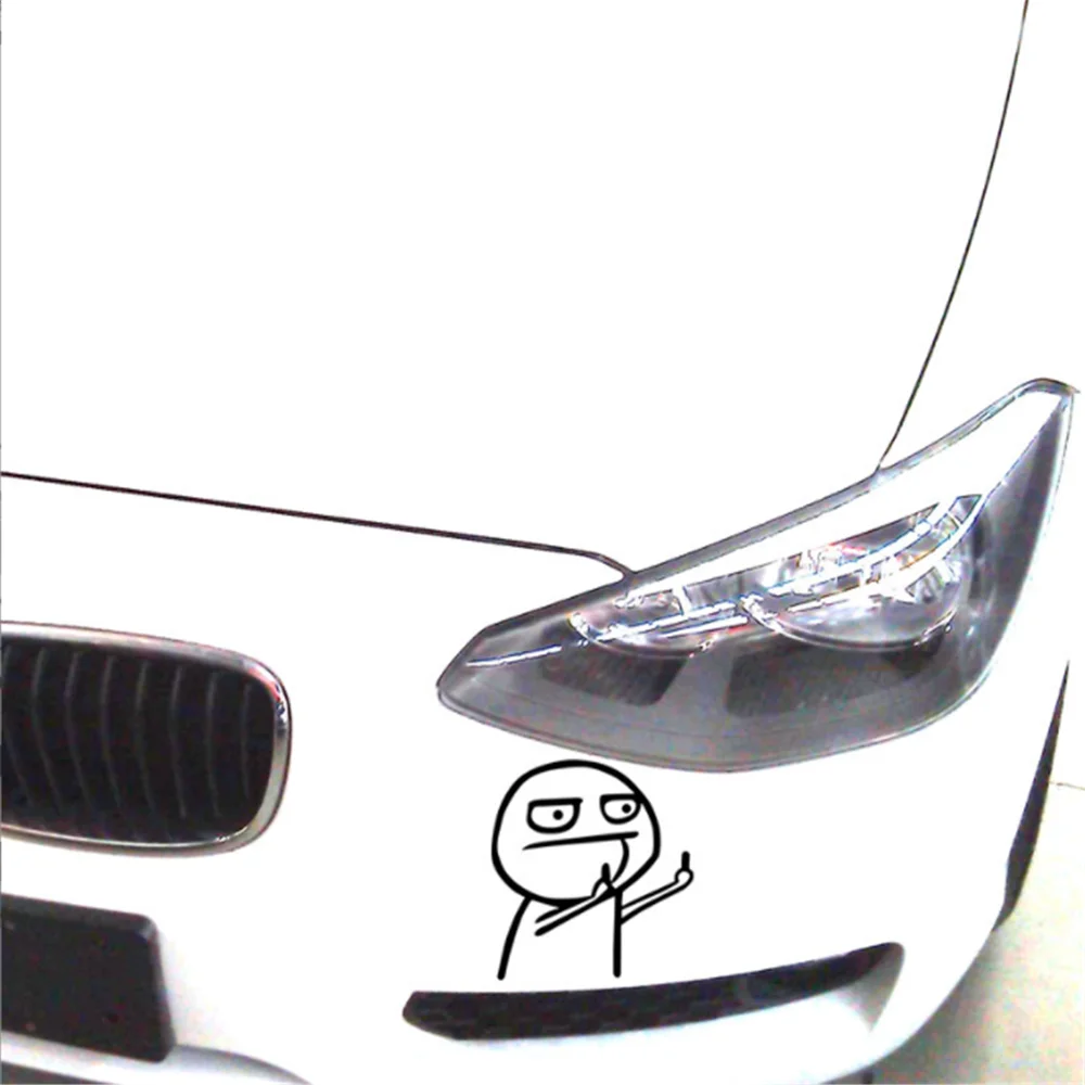 Adesivo Per Auto Dito Medio Decalcomania Divertente Per Toyota Allion Corolla Im E170 E140 E150 3 Mark 2 Mark X Matrix 1 2 Platz