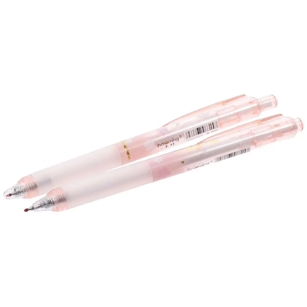 

6 Pcs Fine Ballpoint Pen Cute Plastic 0.5 mm Black Ink Pens Office