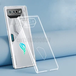 Ultra Thin Soft TPU Clear Lens Protection Shockproof Phone Case for Rog Phone 6 Pro (Clear)