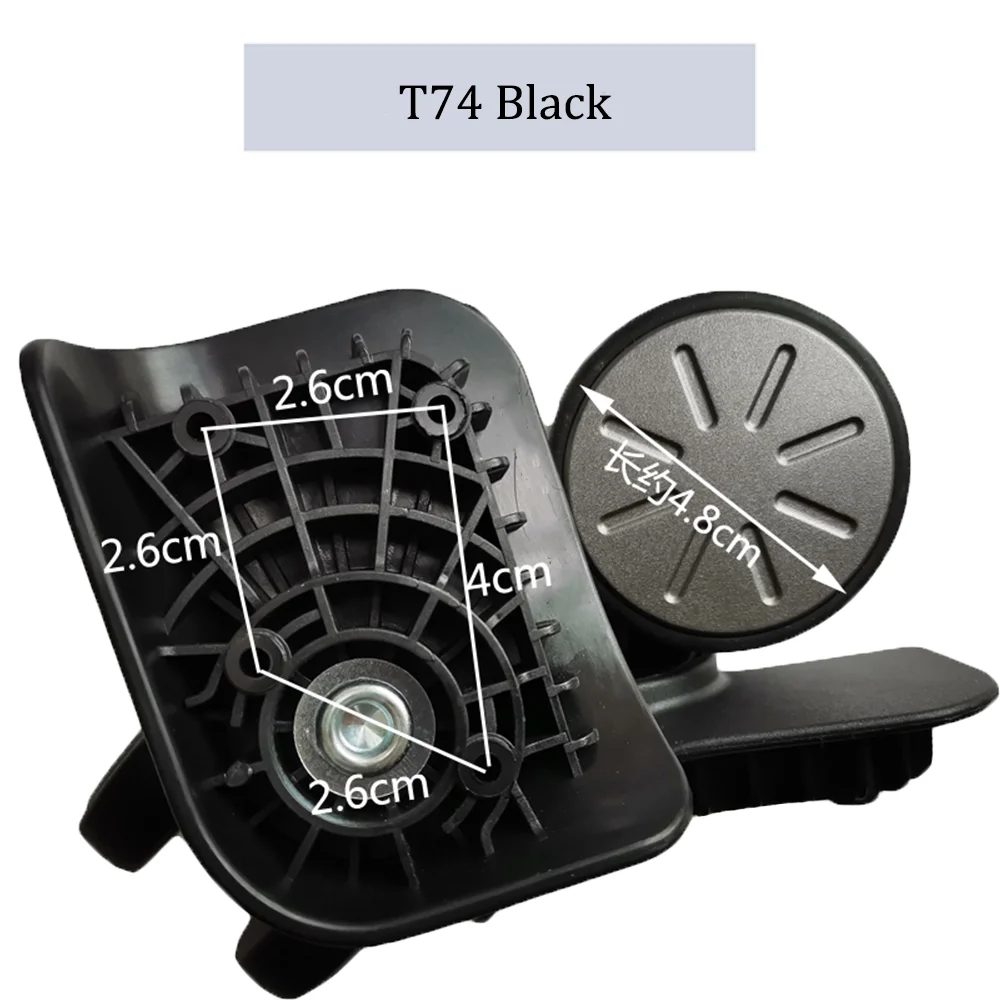 For WHEELHOUSING T74 Nylon Luggage Wheel Trolley Case Wheel Pulley Sliding Casters Universal Wheel Repair Slient Wear-resistant