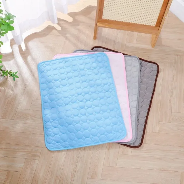 Dog Cooling Summer Pad Mat For Dogs Cat Blanket Sofa Breathable Pet Dog Bed Summer Puppy Pet Mat Car Seat Cover Pet Supplies 5