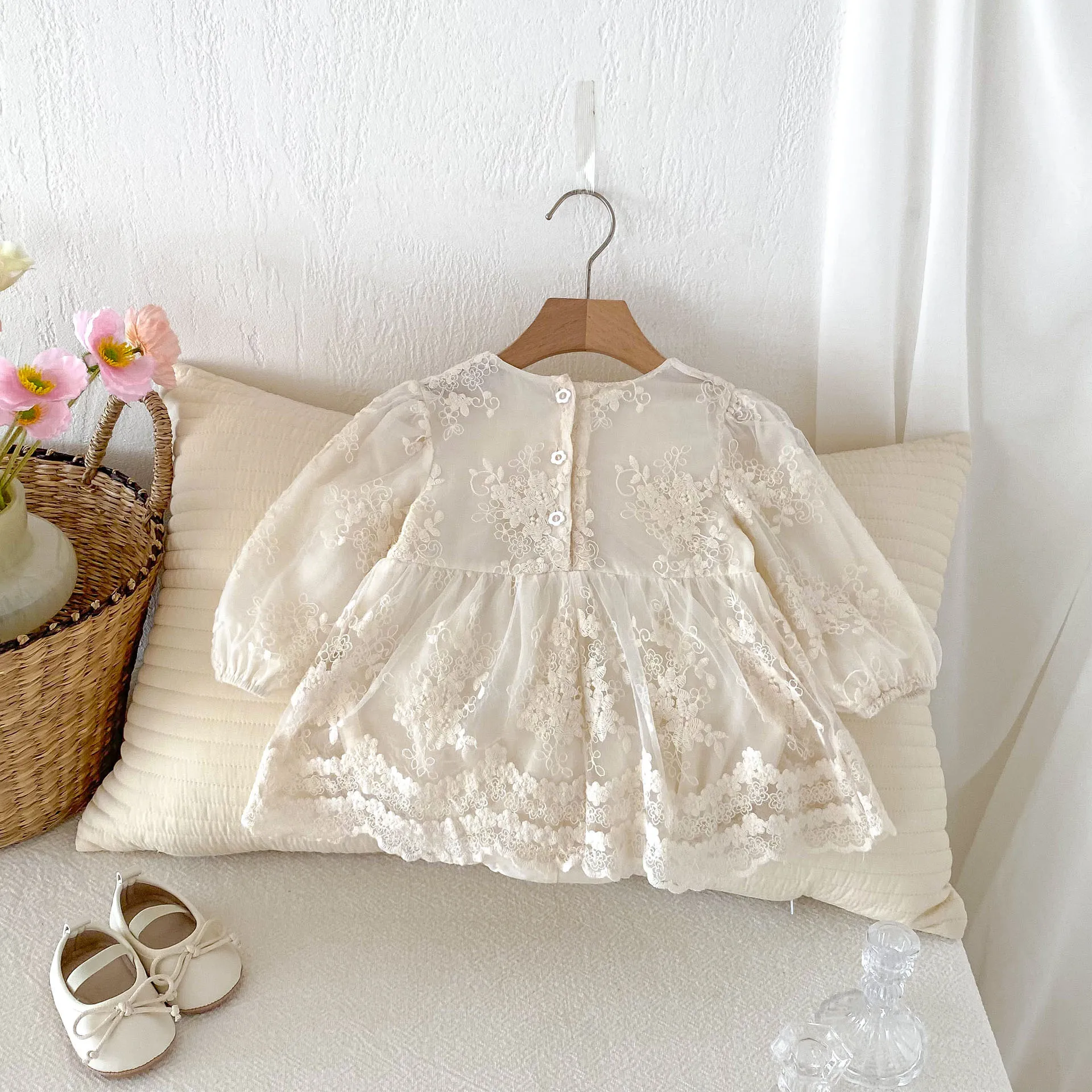 Autumn Baby Girls Lace Bodysuit