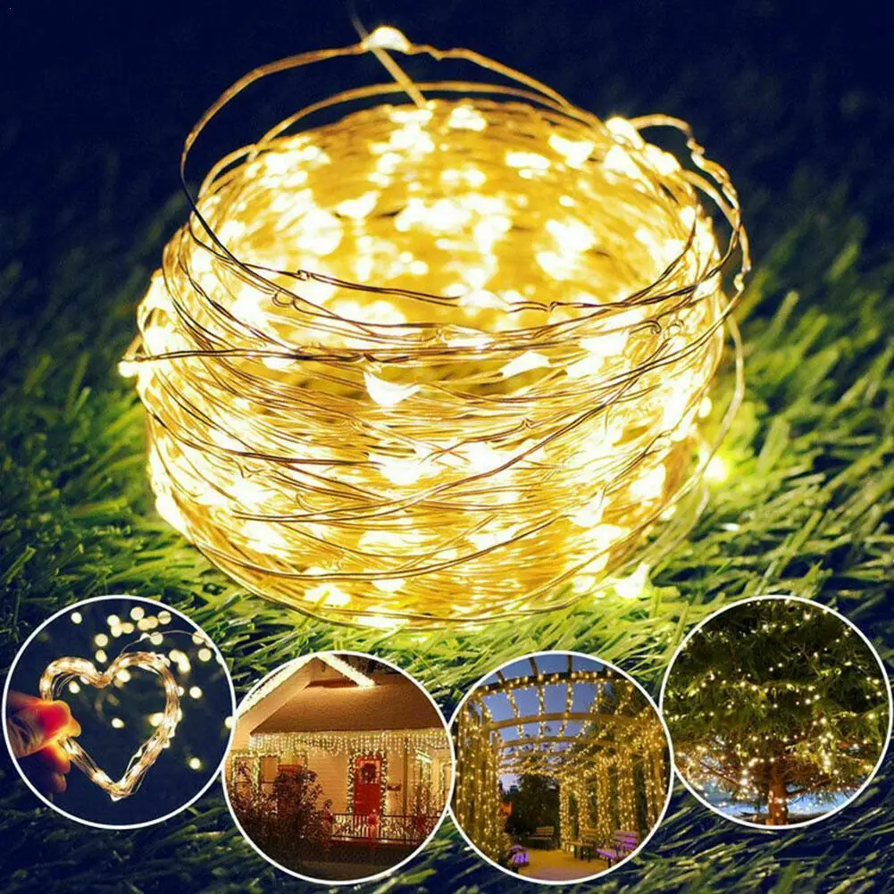 

5/10M Solar LED Light Outdoor Festoon Lamp Garden Solar Fairy Light String Waterproof Christmas Garden Decoration Outdoor