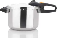 8.4 Quart Multi-Setting Pressure Cooker with Digital Cookbook and Steamer Basket - Polished Stainless Steel ( 2
