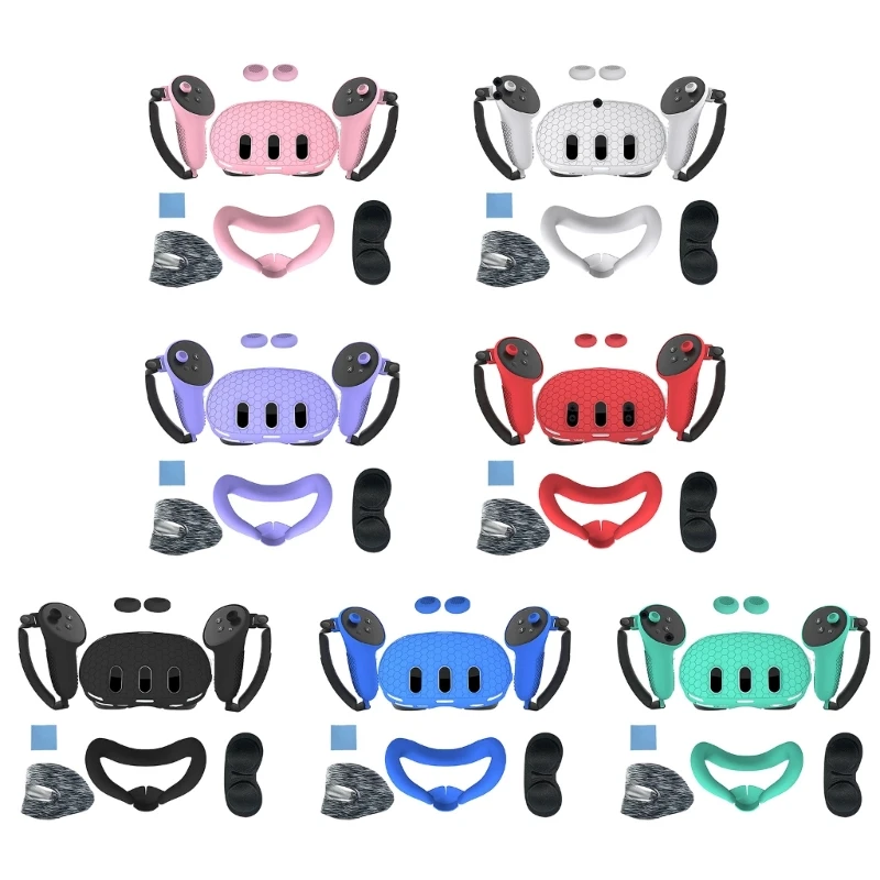 

Case Headset Protective for Meta Quest 3VR Headset Sleeves Cover JIAN