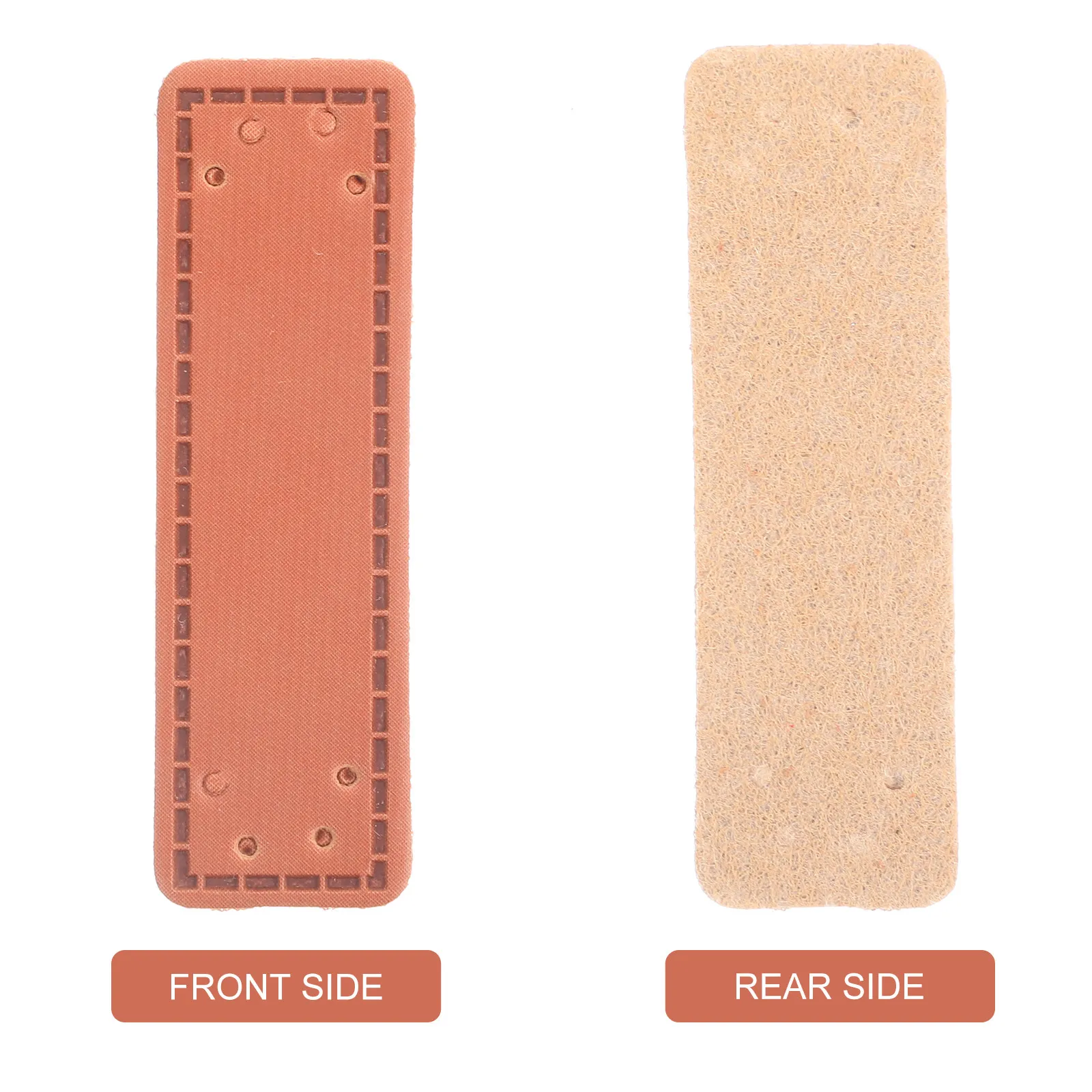 100Pcs 수제 의류 태그 DIY 의류 가방용 미리 뚫린 봉제 라벨 모자 액세서리 태그