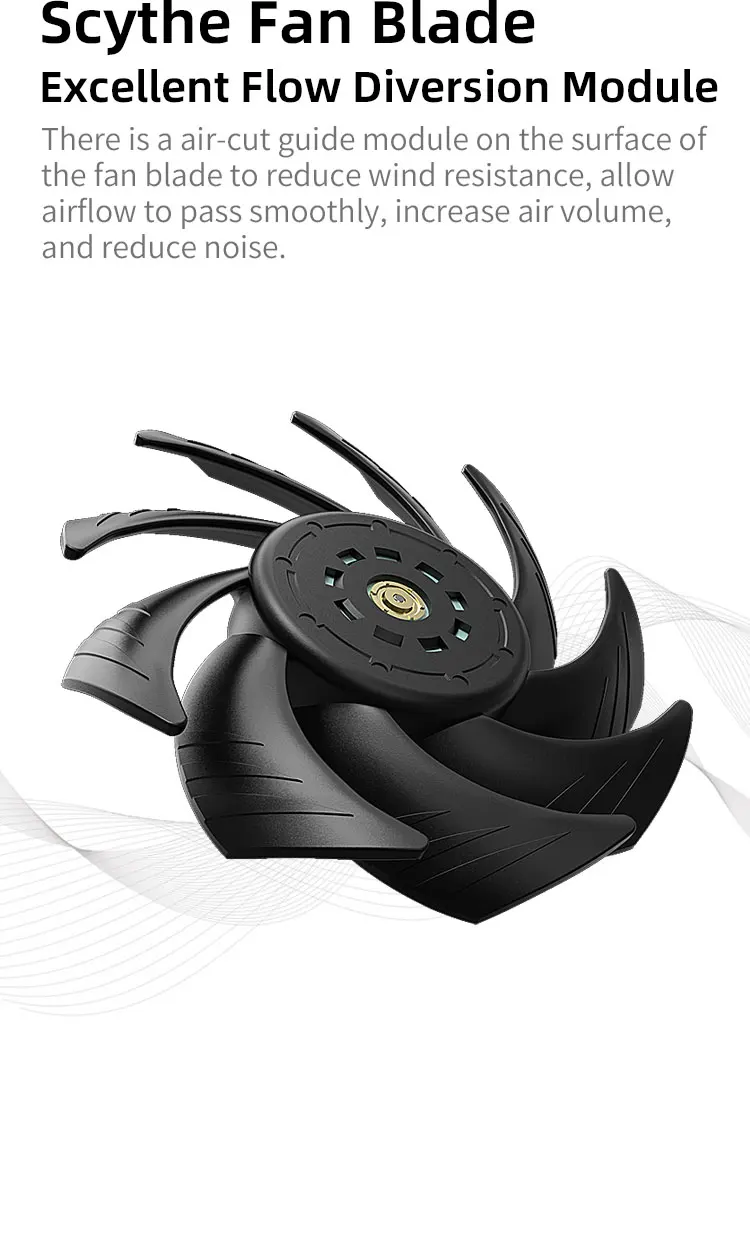 T30 Series PC Cooling Fan High Wind Pressure Performance Version Dynamic Balance