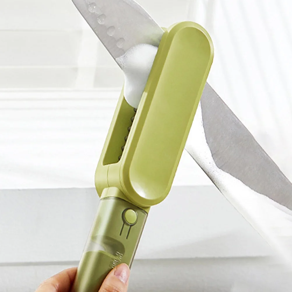 

Cleaning Brushes Knife Convenient Chopsticks Scrub Household Cleaner Ball Cutlery 4-In-1 Scrubber Multi-use Spoon Forks