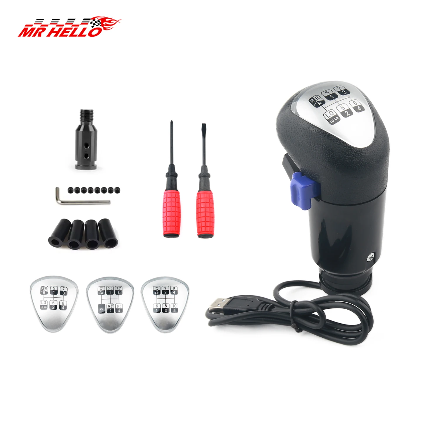 PC USB Shifter Schaltknauf für ATS&ETS2 Spiele kompatibel mit Logitech G29 G27 G25 G920 Euro Truck Simulator